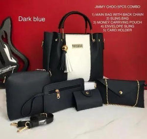 Jimmy Choo 5-Pcs Combo Bag Set for Women Cresta Mart Pakistan