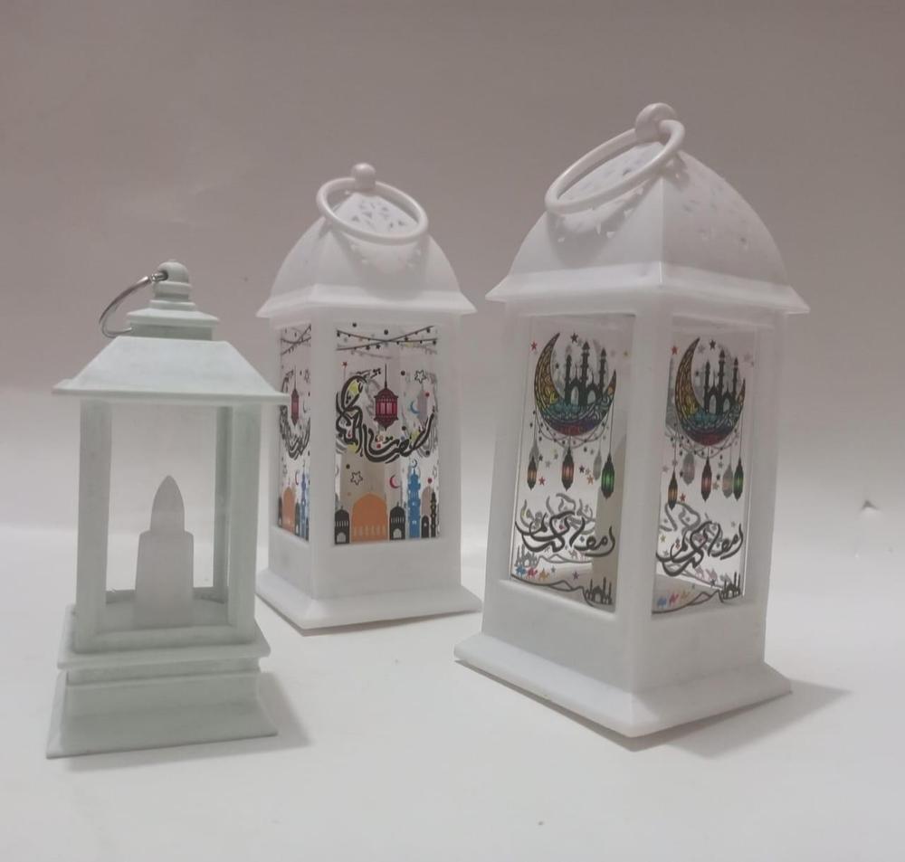 Ramadan LED Flame Light Decoration Lamp, Pack Of 3