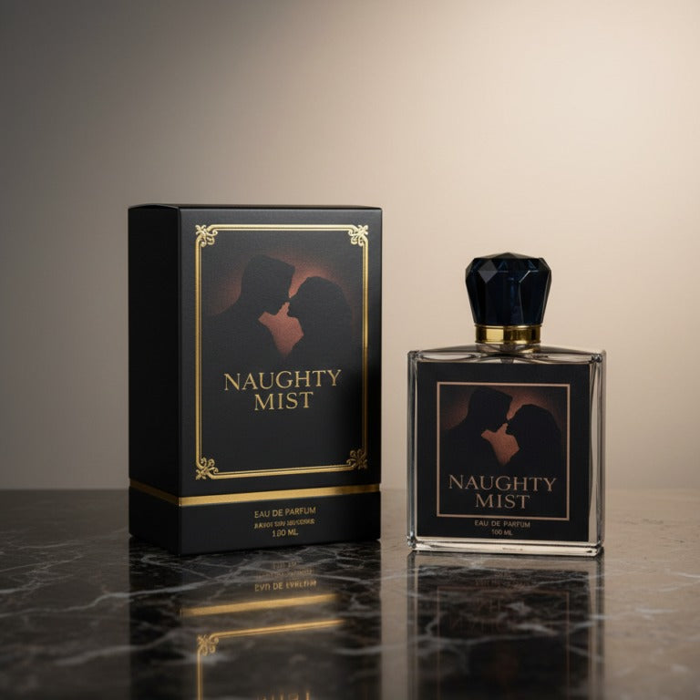 Naughty Mist 100ml Luxury Perfume Spray - Unisex Long Lasting Fragrance | Fresh Floral & Fruity Scent for Men & Women