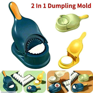 Deep-Blue-2-in-1-Dough-Presser-and-Dumpling-Maker-with-Orange-Handle