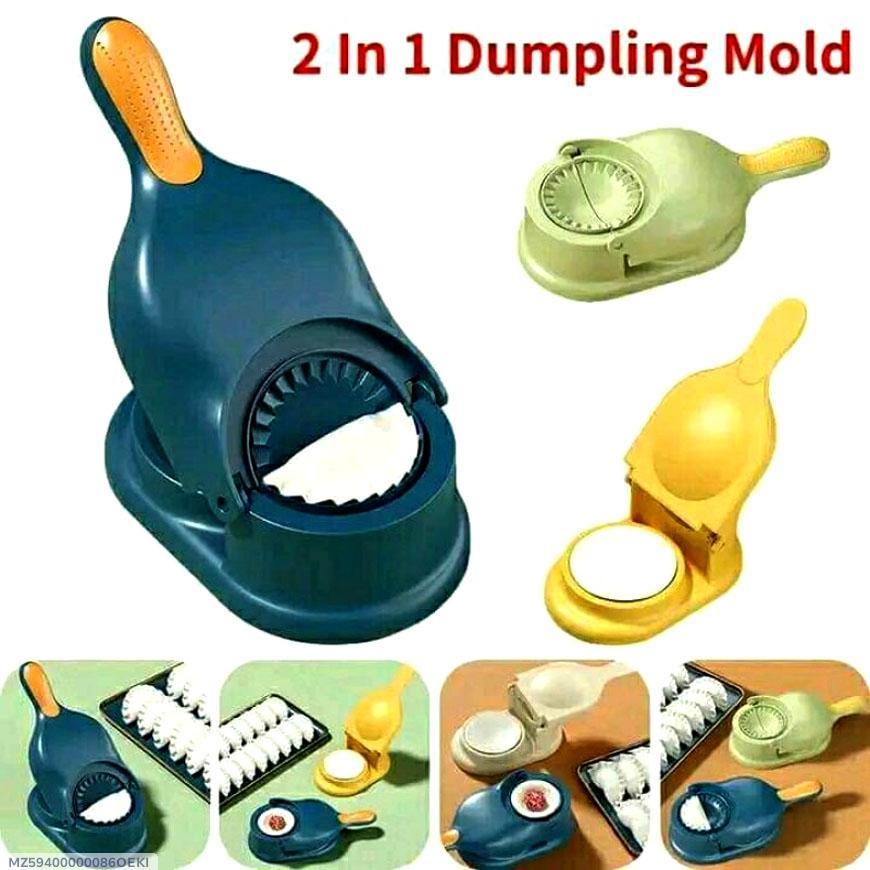 Deep-Blue-2-in-1-Dough-Presser-and-Dumpling-Maker-with-Orange-Handle